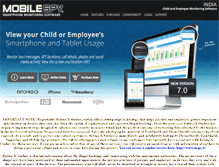 Tablet Screenshot of mobilespy.co.in
